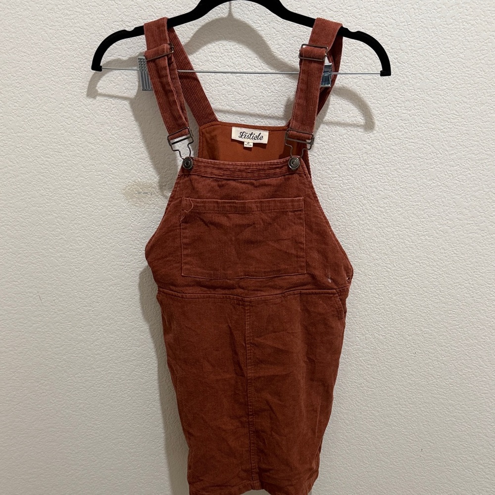 Listicle Rust Jumpsuit